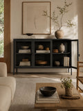Brisbane Sideboard Stahl/Glas Sideboard Living Nordic