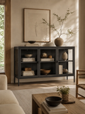 Brisbane Sideboard Stahl/Glas Sideboard Living Nordic
