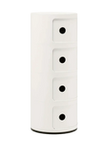 Aufbewahrung | Kartell Componibili Aufbewahrungsbox 4er, H 77 cm - von Kartell online kaufen bei LIVINGforme.