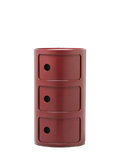Aufbewahrung | Kartell Componibili Aufbewahrungsbox 3er, H 59 cm - Bordeaux von Kartell online kaufen bei LIVINGforme.