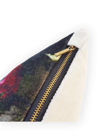 Kissenbezug | Kissenhülle Velours | ROSES -  von LIVING online kaufen bei LIVINGforme.