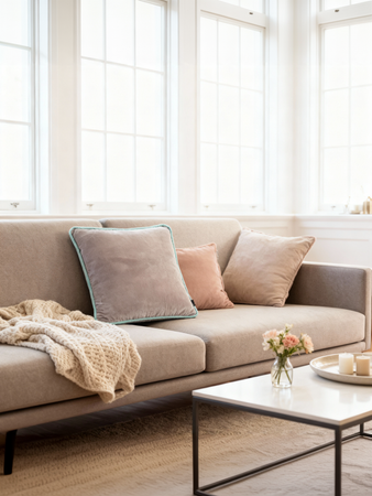 Kissenbezug | Kissenhülle Velours | CORD taupe iceblue -  von LIVING online kaufen bei LIVINGforme.