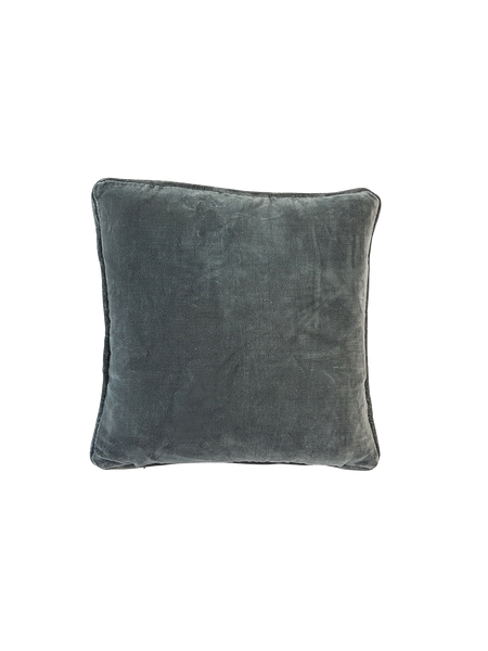 Kissenbezug | Kissenhülle Velours - Silvergrey von LIVING online kaufen bei LIVINGforme.
