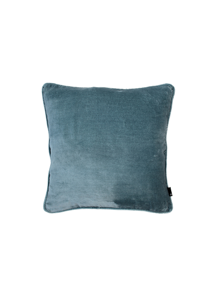 Kissenbezug | Kissenhülle Velours - Bluegrey von LIVING online kaufen bei LIVINGforme.