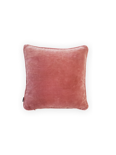 Kissenbezug | Kissenhülle Velours | UNI pink dust - von Living Collection online kaufen bei LIVINGforme.