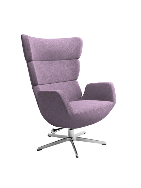 Sessel | Stoffsessel | "Tommy" in Metlon Viola - von LIVING online kaufen bei LIVINGforme.