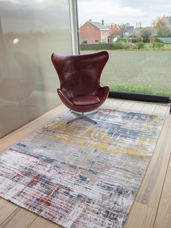 Runder Teppich | Atlantic Streaks Runder Teppich Montauk Multi | Art.-Nr. 8714 - von Louis de Poortere online kaufen bei LIVINGforme.