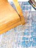Teppiche | Atlantic Streaks Rechteckiger Teppich Long Island Blue | Art.-Nr. 8718 - von Louis de Poortere online kaufen bei LIVINGforme.