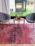 Runder Teppich | Atlantic Streaks Runder Teppich Nassau Red | Art.-Nr. 9125 - von Louis de Poortere online kaufen bei LIVINGforme.