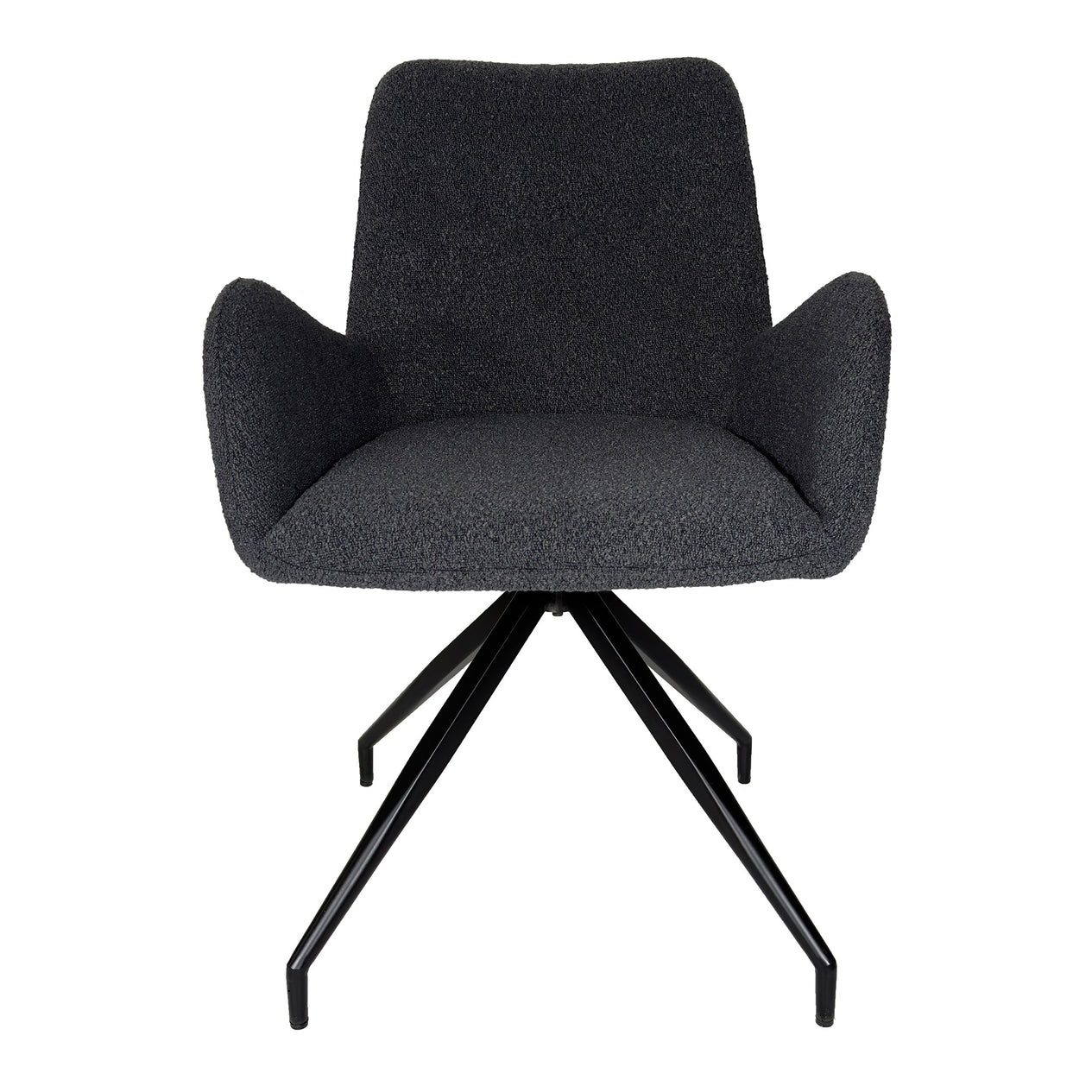 Stuhl | Armlehnstuhl "Turn" Dunkelgrau -  von LIVING online kaufen bei LIVINGforme.