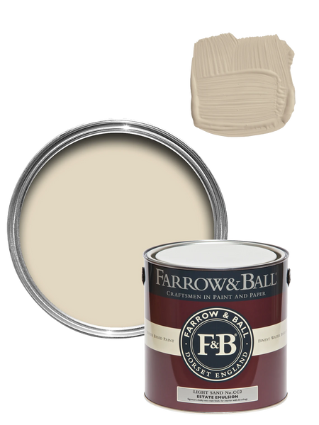 Wandfarbe | Wandfarbe - Light Sand No. CC2 - von Farrow & Ball online kaufen bei LIVINGforme.