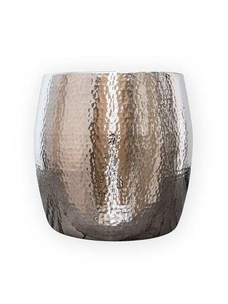 Beistelltische | Hocker / Beistelltisch, Metall – silber - von LIVING online kaufen bei LIVINGforme.
