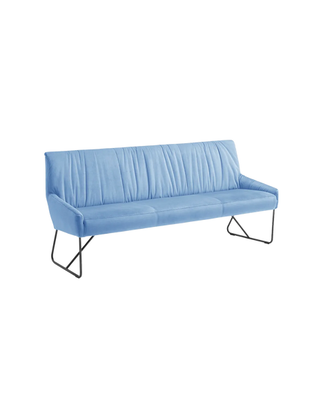 Sitzbank | Sitzbank | "Pit" in Royal Skyblue nur noch mit Holzfuß lieferbar - von LIVING online kaufen bei LIVINGforme.