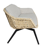 Outdoor Loungeset | Outdoor Lounge-Set Palma, Wicker - natur (4-teilig) - von LIVING Collection online kaufen bei LIVINGforme.