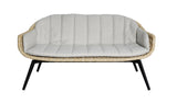Outdoor Loungeset | Outdoor Lounge-Set Palma, Wicker - natur (4-teilig) - von LIVING Collection online kaufen bei LIVINGforme.