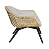 Outdoor Loungeset | Outdoor Lounge-Set Palma, Wicker - natur (4-teilig) - von LIVING Collection online kaufen bei LIVINGforme.