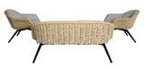 Outdoor Loungeset | Outdoor Lounge-Set Palma, Wicker - natur (4-teilig) - von LIVING Collection online kaufen bei LIVINGforme.