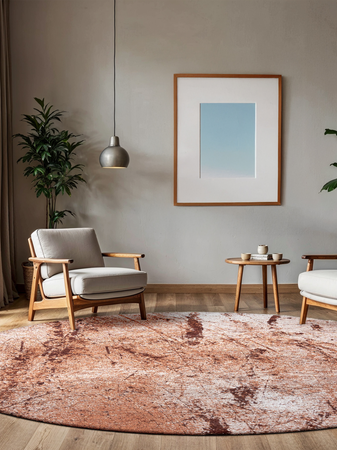 Runder Teppich | Mad Men Sol - Tandoori Runder Teppich | Art.-Nr. 9774 - von Louis de Poortere online kaufen bei LIVINGforme.