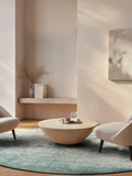 Runder Teppich | Mad Men Virgin Land – Neptune Runder Teppich | Art.-Nr. 9656 - von Louis de Poortere online kaufen bei LIVINGforme.