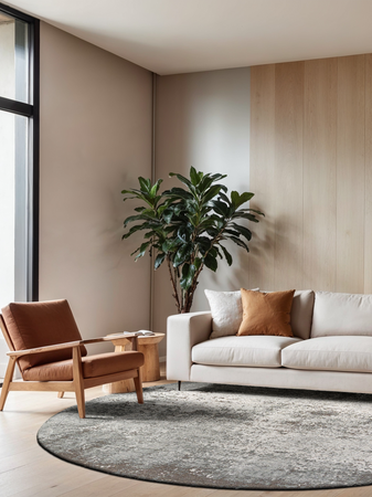 Runder Teppich | Mad Men Virgin Land - Venus Runder Teppich | Art.-Nr. 9655 - von Louis de Poortere online kaufen bei LIVINGforme.