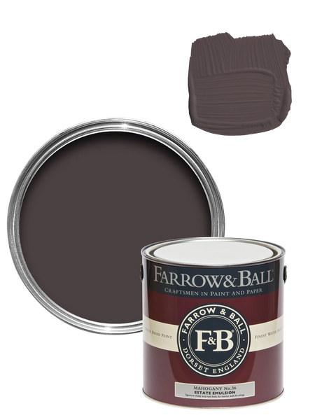 Wandfarbe | Wandfarbe - Mahogany No. 36 - von Farrow & Ball online kaufen bei LIVINGforme.