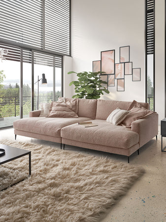 Sofa | Uptown 2.0 – Megasofa (Longchair groß mit Armlehne links + Longchair groß mit Armlehne rechts) - von Candy Polstermöbel online kaufen bei LIVINGforme.