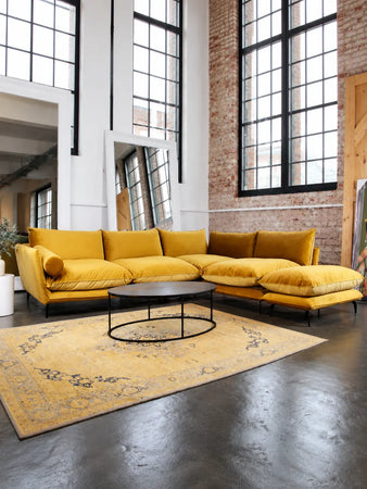 Ecksofa | "Anouk" – Gold Ecksofa LIVING Collection