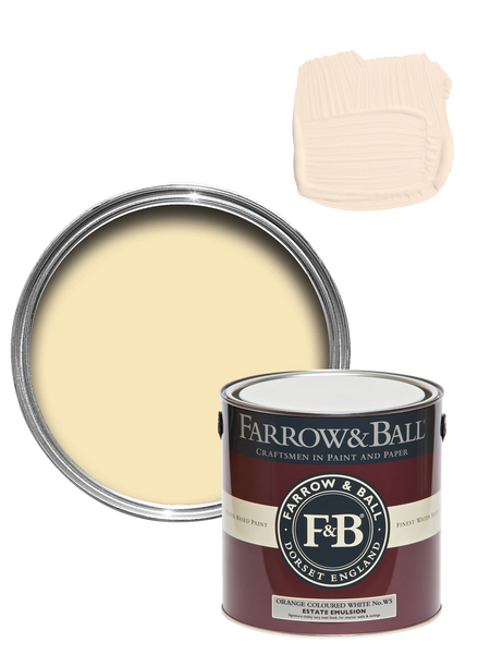 Wandfarbe | Wandfarbe - Orange Coloured White No. W5 - von Farrow & Ball online kaufen bei LIVINGforme.