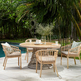 Gartenstuhl | Gartenstuhl Kai mit Sitzkissen, Rattan - weiß - von LIVING Collection online kaufen bei LIVINGforme.