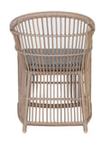 Gartenstuhl | Gartenstuhl Padang mit Sitzkissen, Rattan - grau, natur -  von LIVING online kaufen bei LIVINGforme.