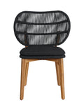 Gartenstuhl | Gartenstuhl Paolo, Seilgeflecht - anthrazit, natur - von LIVING Collection online kaufen bei LIVINGforme.