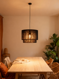 Pendelleuchte | Pendelleuchte | Cecillia mit Juteschirm - von LIVING online kaufen bei LIVINGforme.