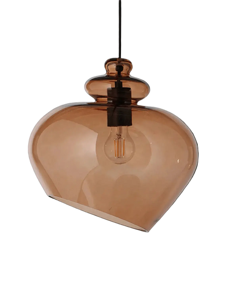 Pendelleuchte | "Grace" M - Bronze Glass (NN)