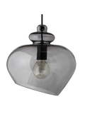Pendelleuchte | Pendelleuchte | "Grace" M - Smoke Glass (NN) - von Frandsen online kaufen bei LIVINGforme.