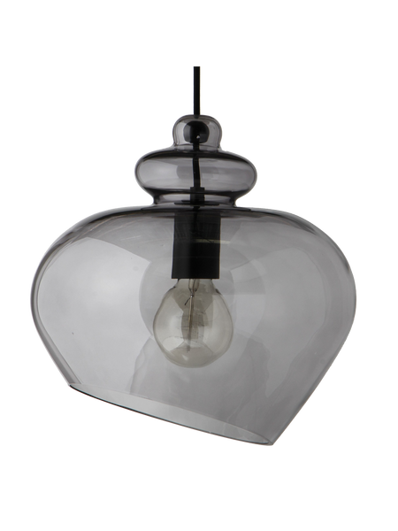 Pendelleuchte | Pendelleuchte | "Grace" M - Smoke Glass (NN) - von Frandsen online kaufen bei LIVINGforme.