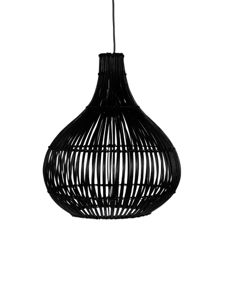 Pendelleuchte | Inca mit Rattanschirm Pendelleuchte LIVING Collection
