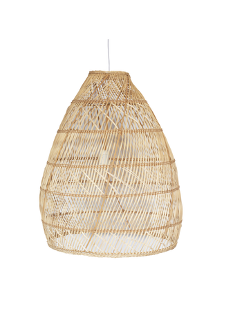 Pendelleuchte | Wanani mit Wickerschirm Pendelleuchte LIVING Collection