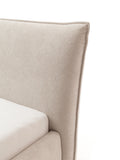 Pisa Polsterbett von Candy in Famous snow, Detail Kopfteil