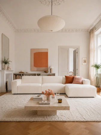 Ecksofa | FLEXLUX Lucera 3-Sitzer mit Récamiere rechts - von Flexlux online kaufen bei LIVINGforme.
