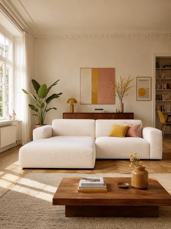 Ecksofa | FLEXLUX Lucera 1,5-Sitzer mit Open End links - von Flexlux online kaufen bei LIVINGforme.