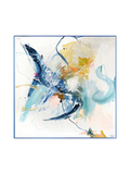 Leinwandbild | Leinwandbild Confidential Blue | Mixed Paintings - von Malerifabrikken online kaufen bei LIVINGforme.
