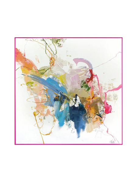 Leinwandbild | Leinwandbild Confidential Pink | Mixed Paintings - von Malerifabrikken online kaufen bei LIVINGforme.