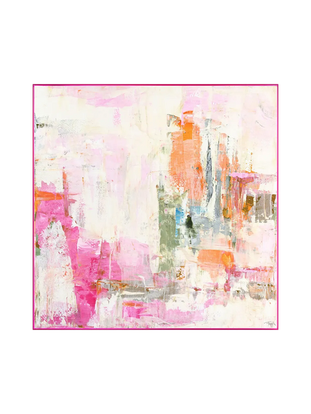 Leinwandbild | Leinwandbild New Age Pink 1 | Mixed Paintings - von Malerifabrikken online kaufen bei LIVINGforme.