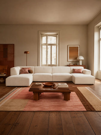 Ecksofa | FLEXLUX Lucera 3-Sitzer mit Open End und Récamiere rechts - von Flexlux online kaufen bei LIVINGforme.