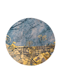 Runder Teppich | Cities Dubai – Gold Sea Runder Teppich | Art.-Nr. 9698 - von Louis de Poortere online kaufen bei LIVINGforme.