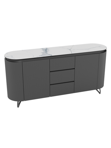 Sideboards und Kommoden | Sideboard Columbus | SB002 - Marmoroptik matt von Akante online kaufen bei LIVINGforme.