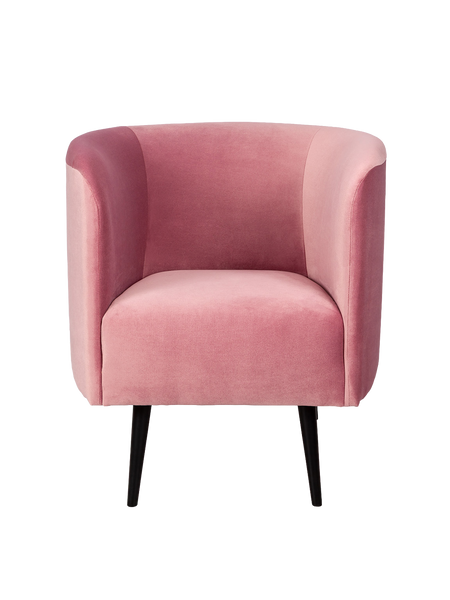 Sessel | Samt-Sessel | Susann in Pink - von LIVING online kaufen bei LIVINGforme.