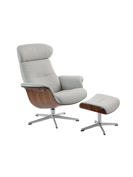 Sessel | Relaxsessel | "Chill" in Shefford Lightgray - von LIVING online kaufen bei LIVINGforme.