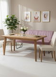 Sitzbank | Sitzbank | "Pit" in Royal Pink nur noch mit Holzfuß lieferbar - von LIVING online kaufen bei LIVINGforme.