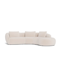 Ecksofa | FLEXLUX Torino 1,5-Sitzer mit Récamiere rechts - von Flexlux online kaufen bei LIVINGforme.